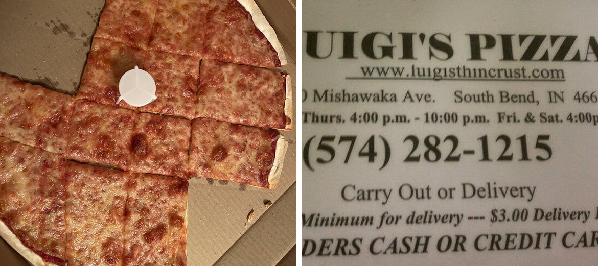 Luigi's Pizza Menu